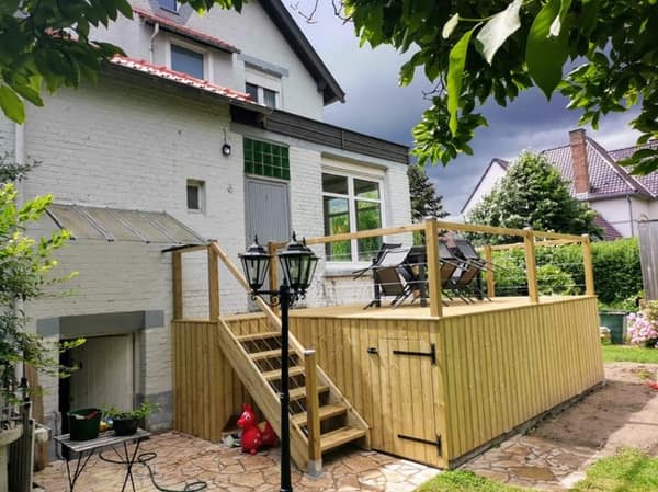 Aménagement extérieur en bois par Le Wood Gang : LE BONHEUR DE RÉALISER VOS PROJETS 💛