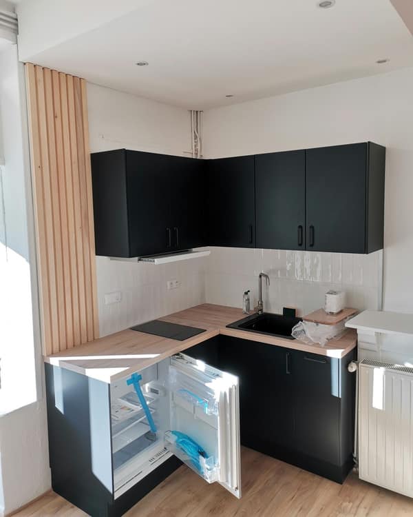 Aménagement intérieur en bois sur mesure par Le Wood Gang : Cuisine sur mesure : STEP BY STEP !
