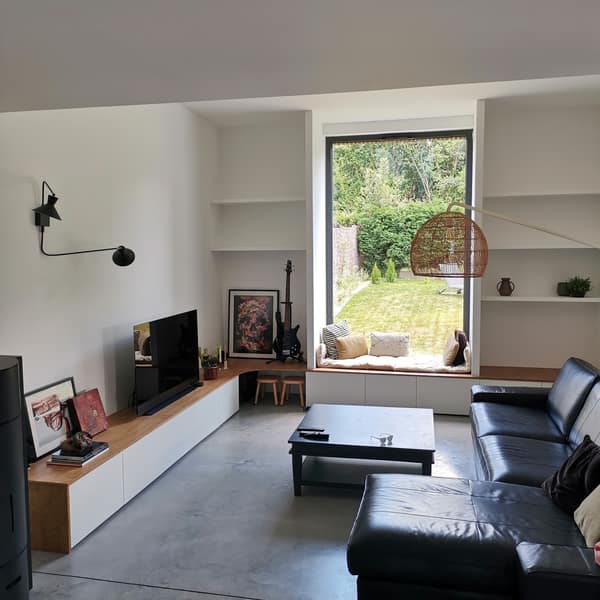 Aménagement bois pour enfants par Le Wood Gang : Cette fois, le défi que nous a lancé nos clients : imaginer un lieu de vie idéal dans ce grand espace 🤯😎