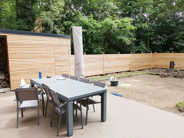 Aménagement extérieur en bois par Le Wood Gang : Bonjour,
