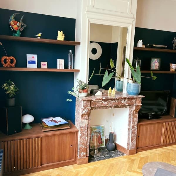 Aménagement intérieur en bois sur mesure par Le Wood Gang : Et une jolie touche de noyer pour sublimer votre intérieur, vous y pensez ?