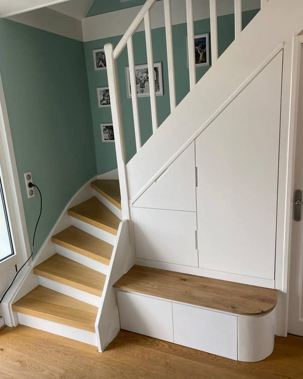 Aménagement intérieur en bois sur mesure par Le Wood Gang : On s'est creusé les méninges sur ce coup ci 😁