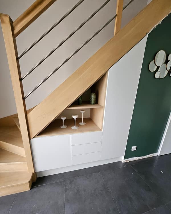 Réalisation en bois sur mesure par Le Wood Gang : Toujours une des optimisations les plus demandées 😁👍