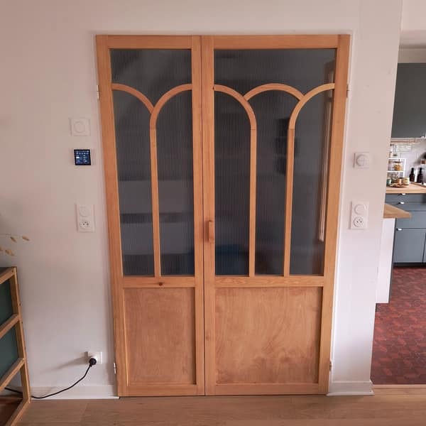 Porte ou verrière en bois sur mesure par Le Wood Gang : Retour sur nos portes vitrées sur-mesure :