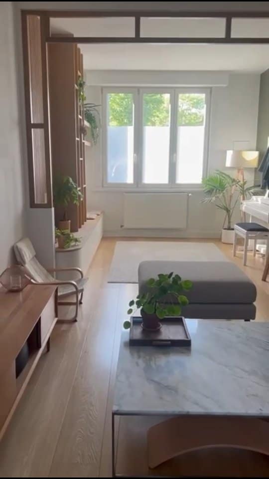 Porte ou verrière en bois sur mesure par Le Wood Gang : 1er aperçu de ce projet à nos fidèles clients nous ont contacté suite à un coaching déco de pour réaliser une…