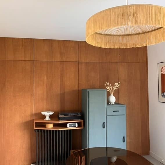 Réalisation en bois sur mesure par Le Wood Gang : Option bois sur les murs pour réchauffer l'ambiance ?