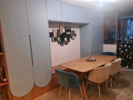 Réalisation en bois sur mesure par Le Wood Gang : Retour sur le projet désigné par Nos clients ont fait un super boulot pour la peinture 💪