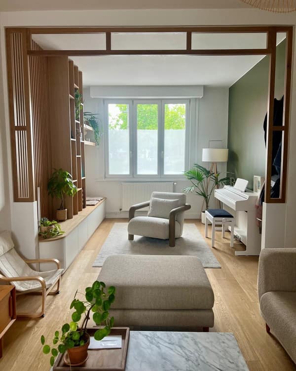Porte ou verrière en bois sur mesure par Le Wood Gang : Les détails du projet de , nos fidèles clients nous ont recontacté suite à un coaching déco de et on bien sûr…